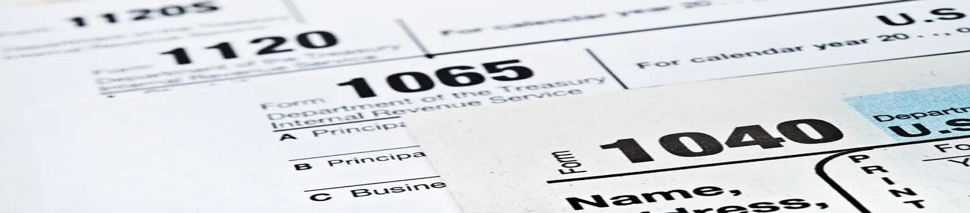 U.S. Income Tax Return forms 1040,1065,1120